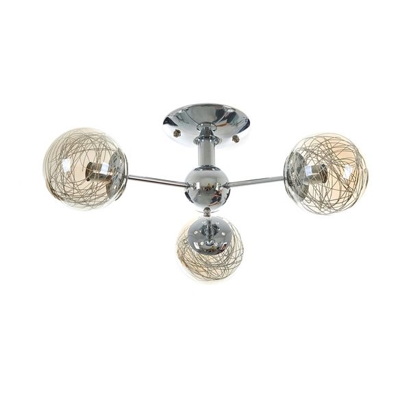 СТЪКЛЕН ПОЛИЛЕЙ ХРОМ 3X40W 2012/3 CH