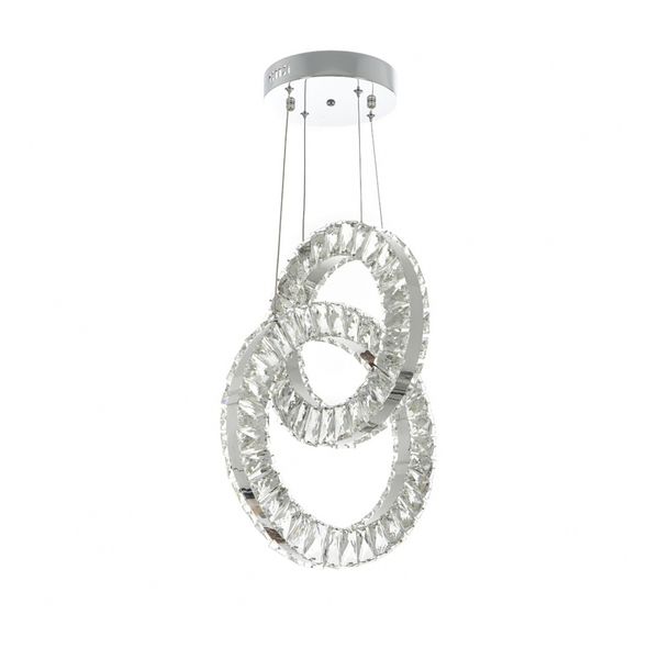 КРИСТАЛЕН ПОЛИЛЕЙ ХРОМ LED 40W 4000K 2045/40W