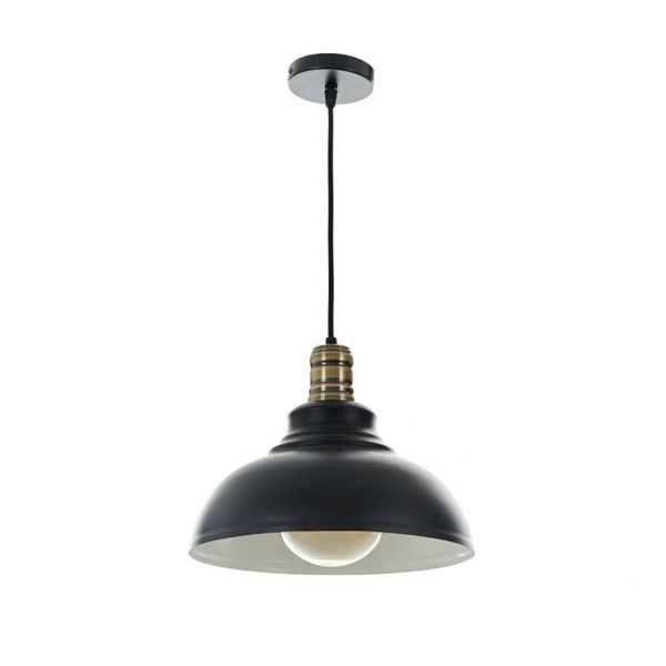 МЕТАЛЕН ПЕНДЕЛ ЧЕРЕН 1X40W 2088 BK