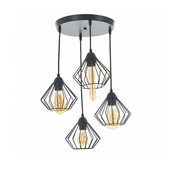 МЕТАЛЕН ПОЛИЛЕЙ ЧЕРЕН 4X40W 2089/4R