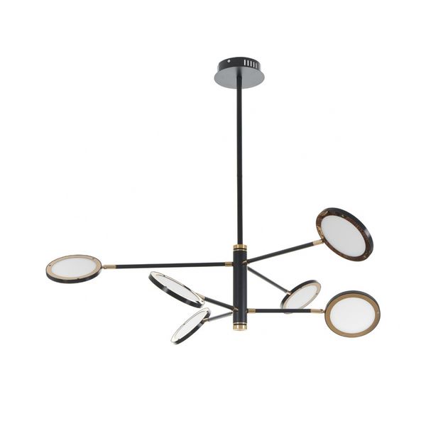 МЕТАЛЕН ПОЛИЛЕЙ ЧЕРЕН LED 6X5W 4000K 2100/6 BK