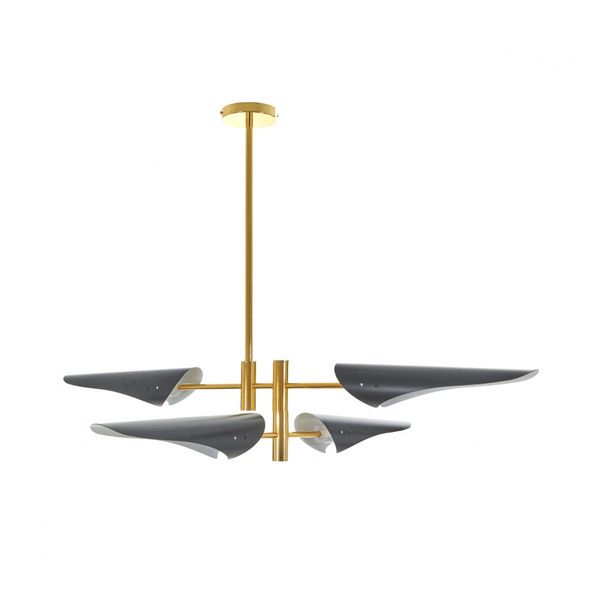 МЕТАЛЕН ПОЛИЛЕЙ ЗЛАТО 4X40W 2110/4 GD