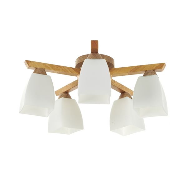 ПОЛИЛЕЙ MAHOGANY КРЕМ 5XE27 EL 2176/5 CH