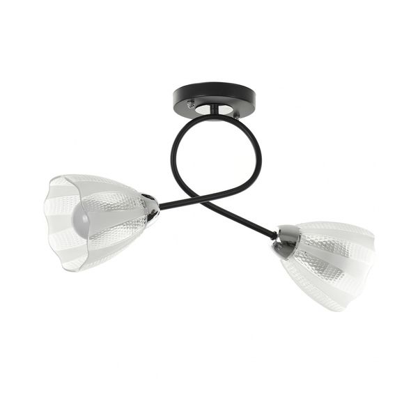 ПОЛИЛЕЙ GIZELE ЧЕРЕН 2XE27 2379/2 BK/CR