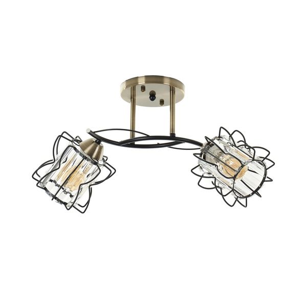 ПОЛИЛЕЙ HARU БРОНЗ 2XE27 2407/2