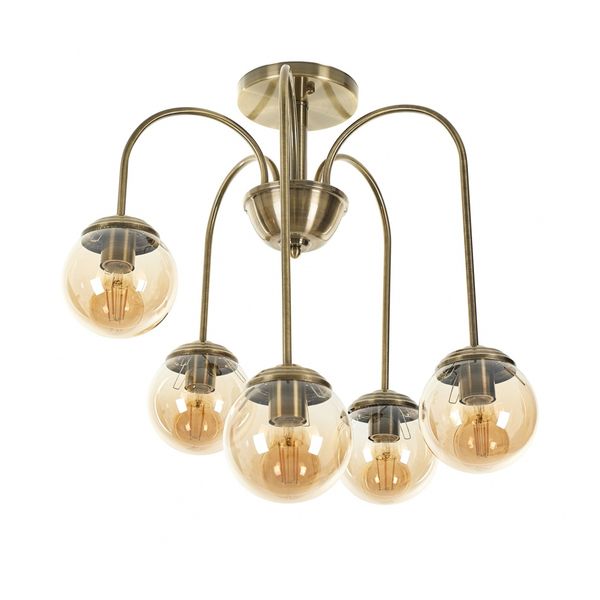 ПОЛИЛЕЙ DOHA БРОНЗ 5XE27 2428/5