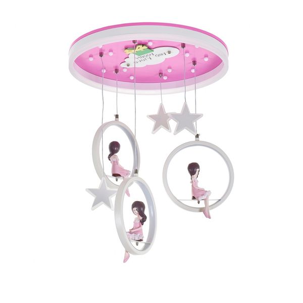 ПОЛИЛЕЙ IT'S A GIRL РОЗОВ 3000K-4000K LED 72W+RGB 2456