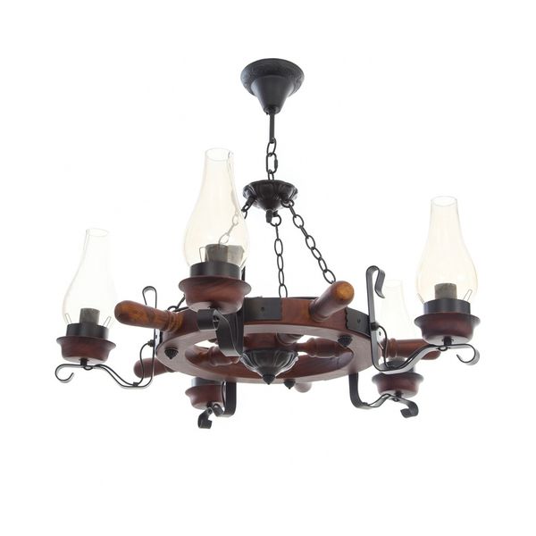 ДЪРВЕН ПОЛИЛЕЙ КАФЯВ 5X40W 665/5H