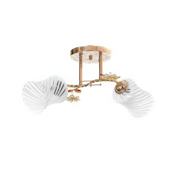 МЕТАЛЕН ПОЛИЛЕЙ ЗЛАТО 2X40W 801/2 GD