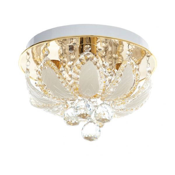 КРИСТАЛЕН ПЛАФОН ЗЛАТО 3X40W 955D GD