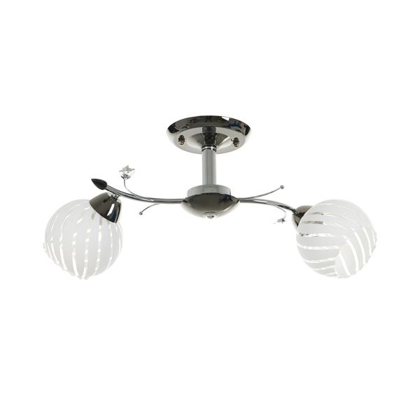 МЕТАЛЕН ПОЛИЛЕЙ ХРОМ 2X40W 973/2 CH