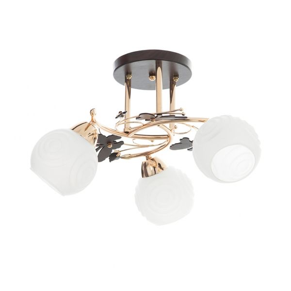 МЕТАЛЕН ПОЛИЛЕЙ ВЕНГЕ 3X40W 982/3GD PD