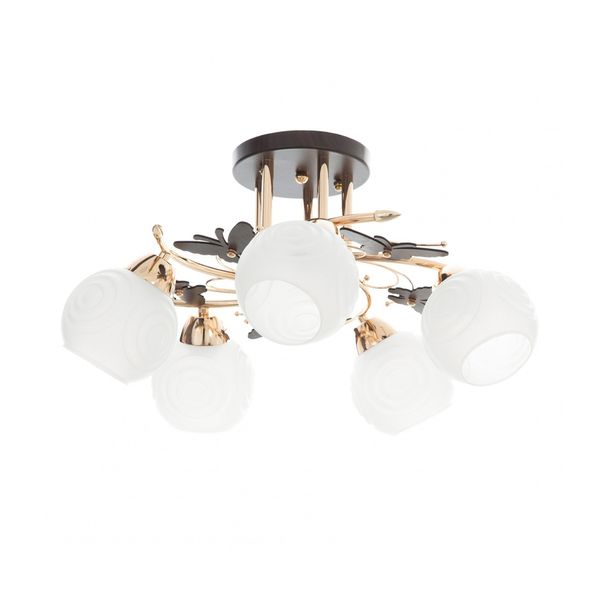 МЕТАЛЕН ПОЛИЛЕЙ ВЕНГЕ 5X40W 982/5GD PD