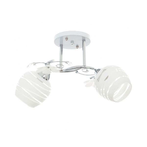 МЕТАЛЕН ПОЛИЛЕЙ ХРОМ 2X40W 988/2 CH