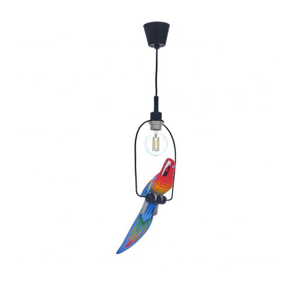 ПЕНДЕЛ ОТ ДЪРВО РОЗОВ 1X40W ELI 38 PAROT PK