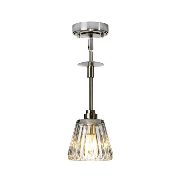 ELSTEAD AGATHA 1 LIGHT ПЕНДЕЛ - BRUSHED NICKEL