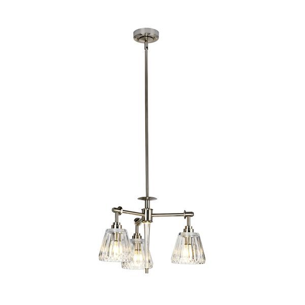 ELSTEAD AGATHA 3 LIGHT ПЕНДЕЛ - BRUSHED NICKEL