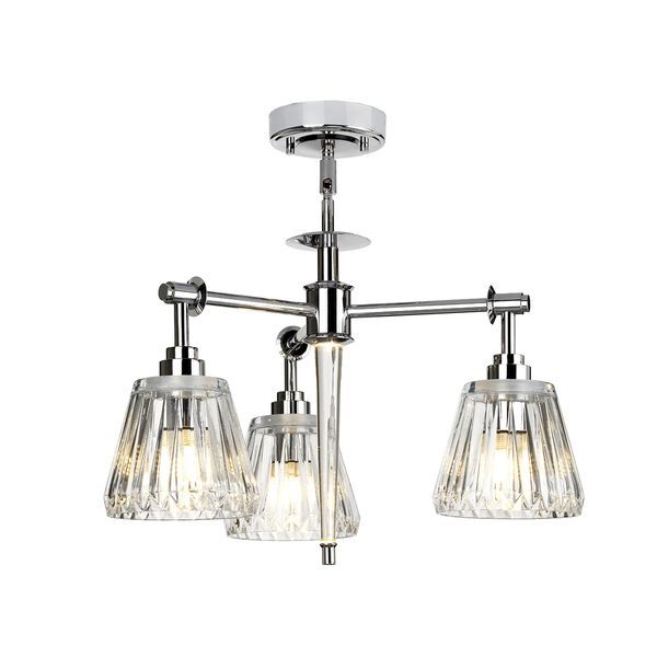 ELSTEAD AGATHA 3 LIGHT ПЕНДЕЛ - POLISHED CHROME