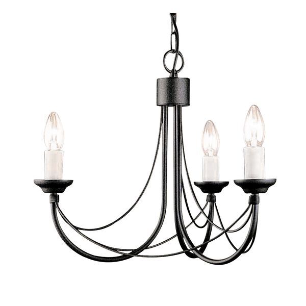 ELSTEAD CARISBROOKE 3 LIGHT CHANDELIER
