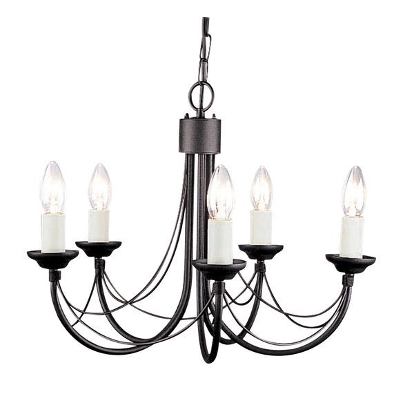 ELSTEAD CARISBROOKE 5 LIGHT CHANDELIER