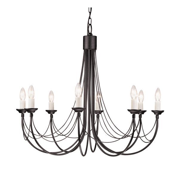 ELSTEAD CARISBROOKE 8 LIGHT CHANDELIER