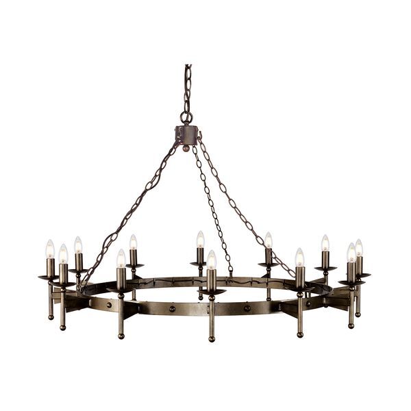 ELSTEAD CROMWELL 12 LIGHT CHANDELIER