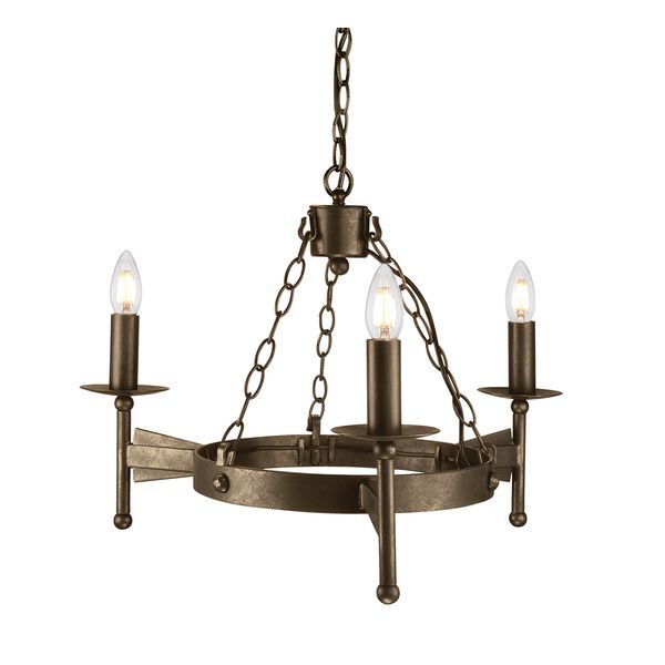 ELSTEAD CROMWELL 3 LIGHT CHANDELIER