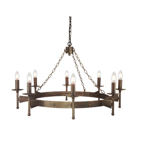 ELSTEAD CROMWELL 8 LIGHT CHANDELIER