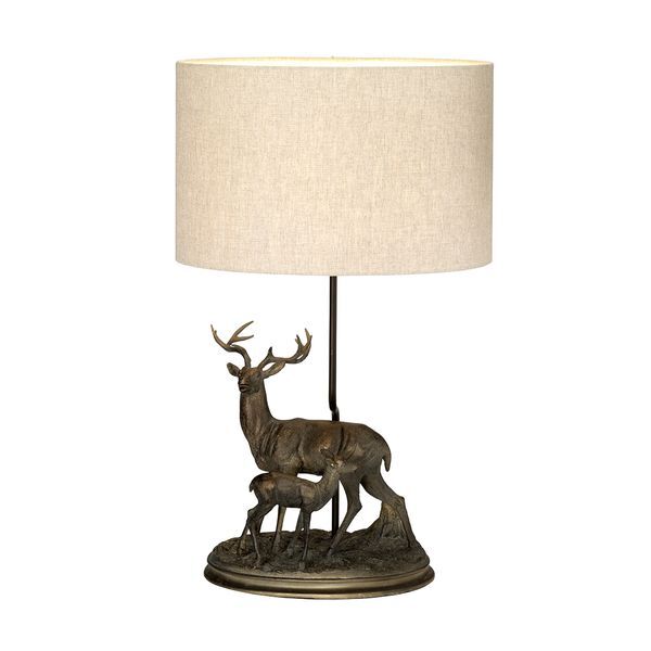 ELSTEAD AMELIA 1 LIGHT НАСТОЛНА ЛАМПА WITH OVAL SHADE