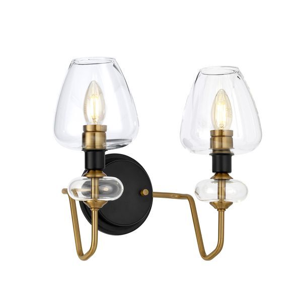 ELSTEAD ARMAND 2 LIGHT АПЛИК - AGED BRASS