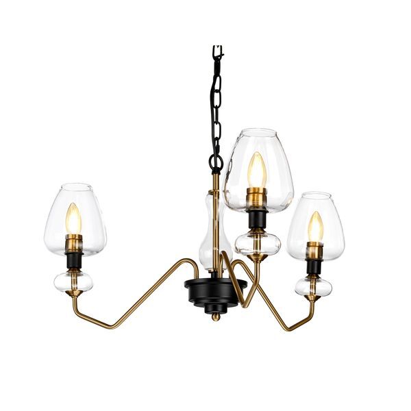 ELSTEAD ARMAND 3 LIGHT ПЕНДЕЛ - AGED BRASS