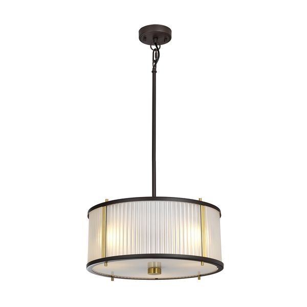 ELSTEAD CORONA 3 LIGHT ПЕНДЕЛ - MUSEUM BRONZE