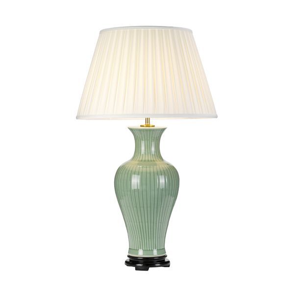 ELSTEAD DALIAN 1 LIGHT НАСТОЛНА ЛАМПА WITH TALL EMPIRE SHADE