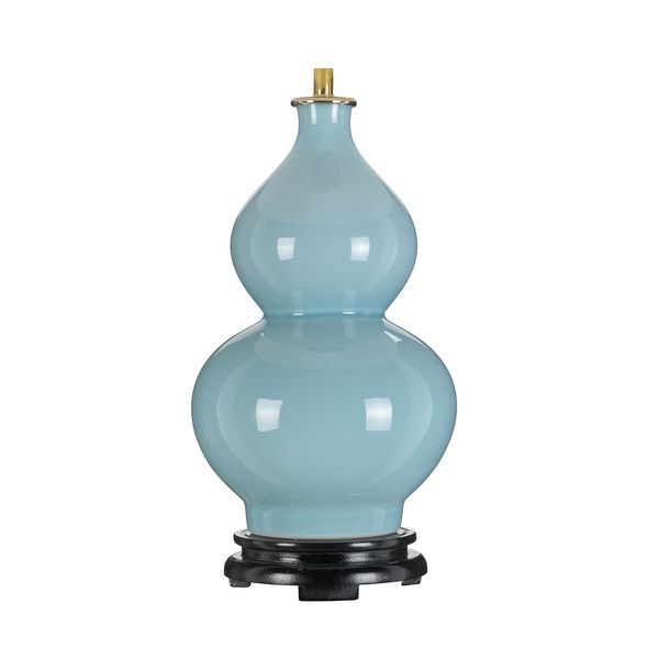 ELSTEAD HARBIN GOURD 1 LIGHT НАСТОЛНА ЛАМПА - BASE ONLY - DUCK EGG BLUE