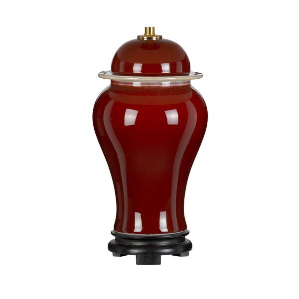 ELSTEAD OXBLOOD TEMPLE JAR 1 LIGHT НАСТОЛНА ЛАМПА - BASE ONLY