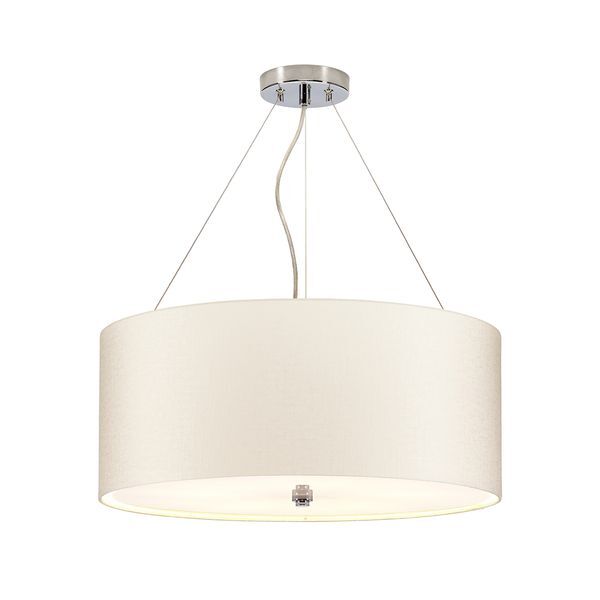 ELSTEAD PEARCE 22" ПЕНДЕЛ WITH POLISHED CHROME CEILING PAN