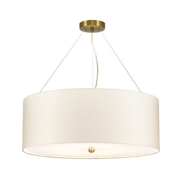 ELSTEAD PEARCE 26" ПЕНДЕЛ WITH AGED BRASS CEILING PAN