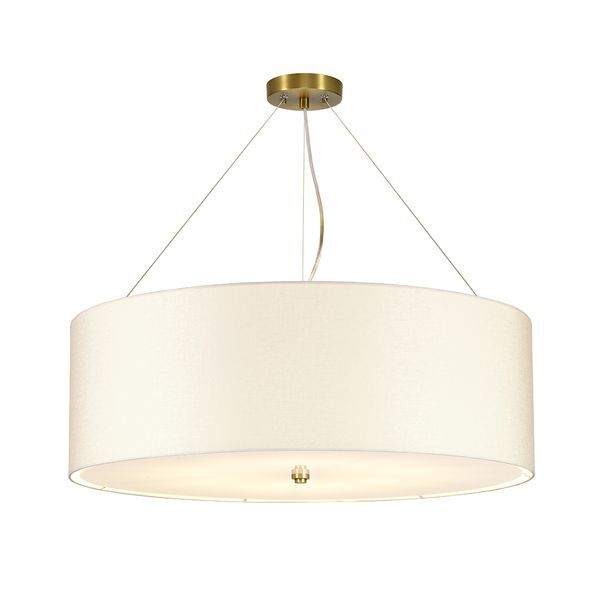 ELSTEAD PEARCE 30" ПЕНДЕЛ WITH AGED BRASS CEILING PAN