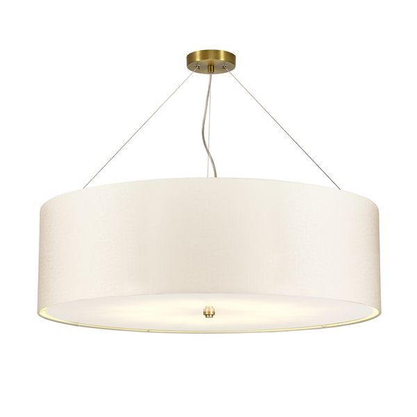 ELSTEAD PEARCE 34" ПЕНДЕЛ WITH AGED BRASS CEILING PAN