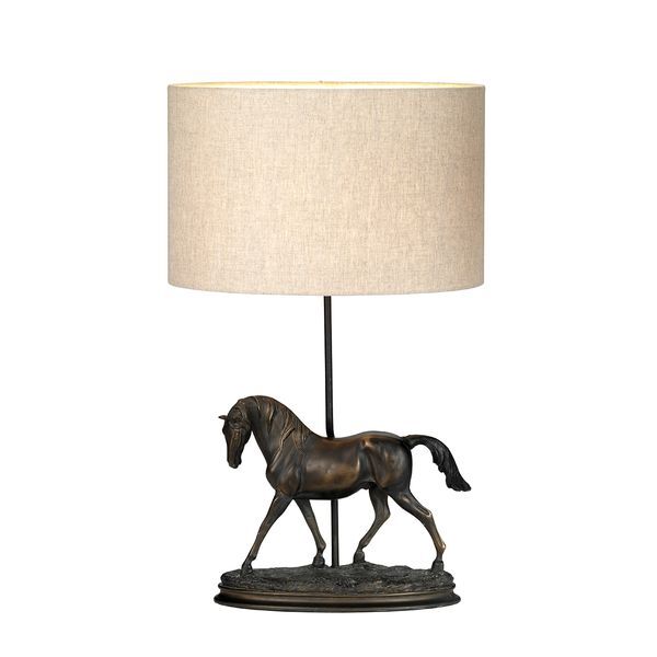 ELSTEAD SPIRIT 1 LIGHT НАСТОЛНА ЛАМПА WITH OVAL SHADE