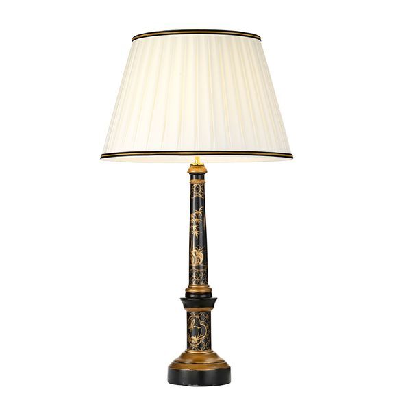 ELSTEAD STRASBOURG 1 LIGHT НАСТОЛНА ЛАМПА WITH TALL EMPIRE SHADE