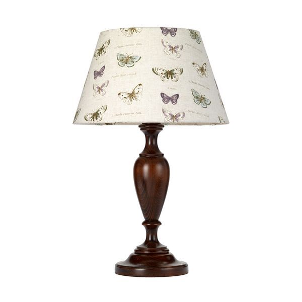 ELSTEAD WOODSTOCK WALNUT 1 LIGHT НАСТОЛНА ЛАМПА - LARGE