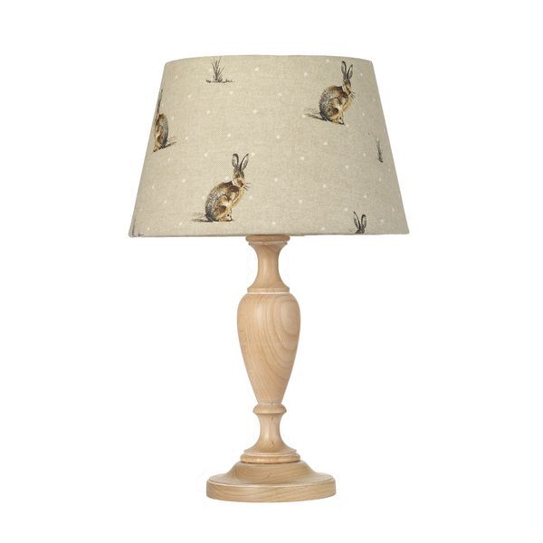 ELSTEAD WOODSTOCK LIMED 1 LIGHT НАСТОЛНА ЛАМПА - SMALL