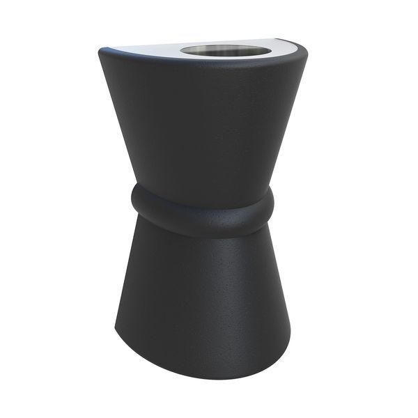 ELSTEAD DUNGARVAN UP & DOWN LANTERN - BLACK