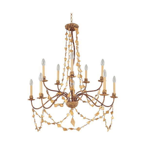 ELSTEAD MOSAIC 10 LIGHT CHANDELIER