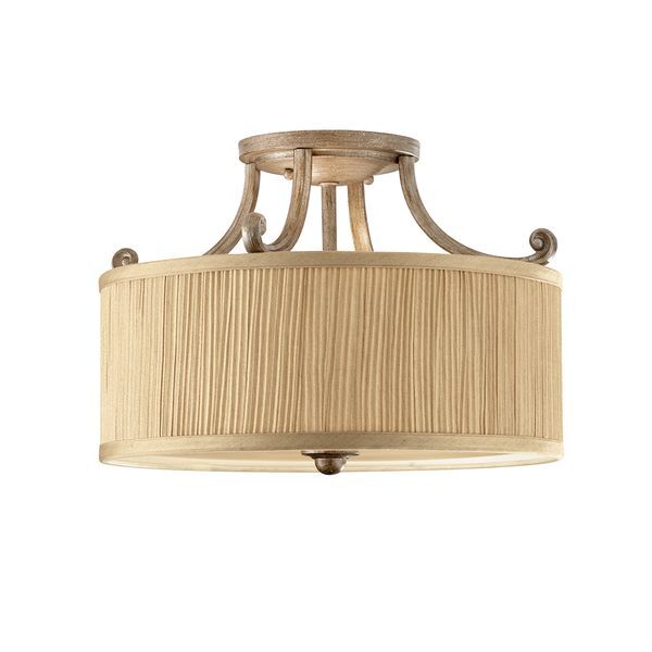 ELSTEAD ABBEY 3 LIGHT SEMI-FLUSH LIGHT