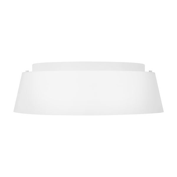 ELSTEAD ASHER 3 LIGHT FLUSH LIGHT - MATTE WHITE
