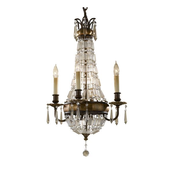 ELSTEAD BELLINI 4 LIGHT CHANDELIER