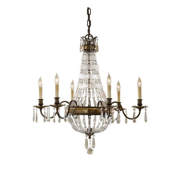 ELSTEAD BELLINI 6 LIGHT CHANDELIER