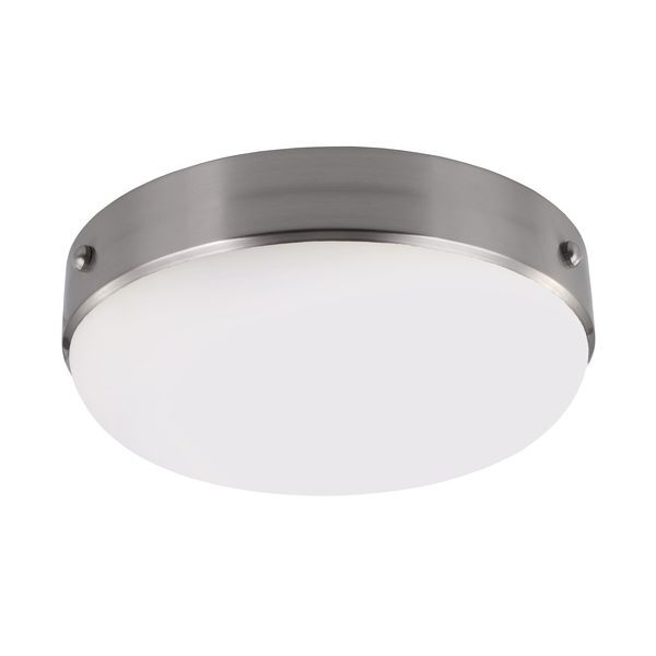 ELSTEAD CADENCE 2 LIGHT FLUSH MOUNT - BRUSHED STEEL